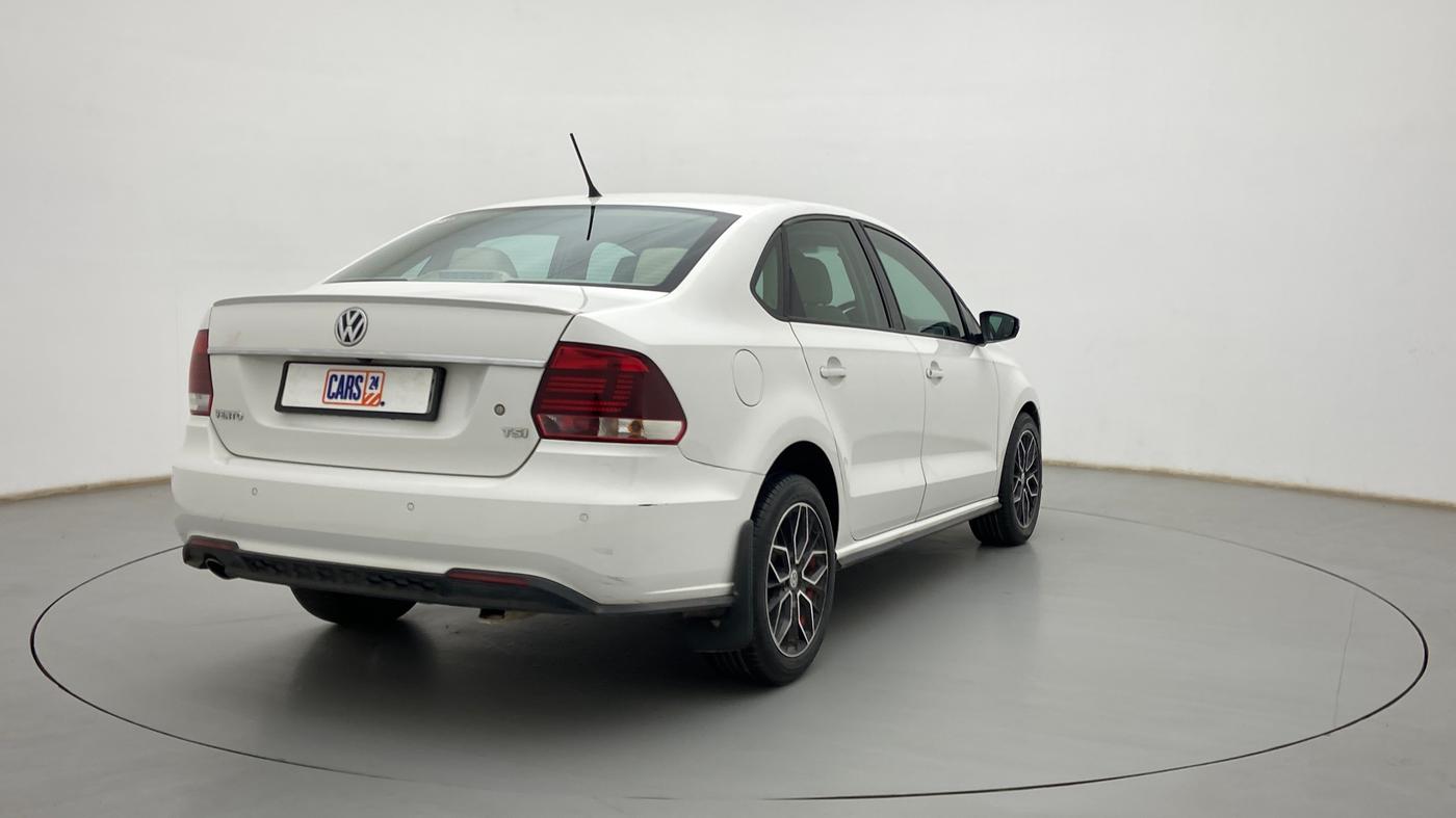 2021 Volkswagen Vento HIGHLINE PETROL AT, Petrol, Automatic, 55,310 km, Right Back Diagonal