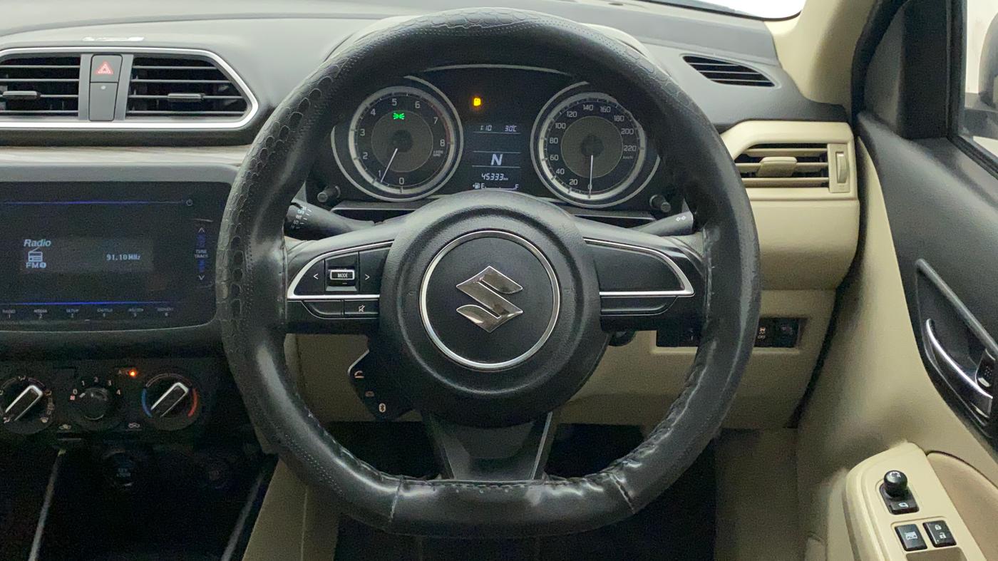 2022 Maruti Dzire VXI AMT, Petrol, Automatic, 45,324 km, Steering Wheel Close Up