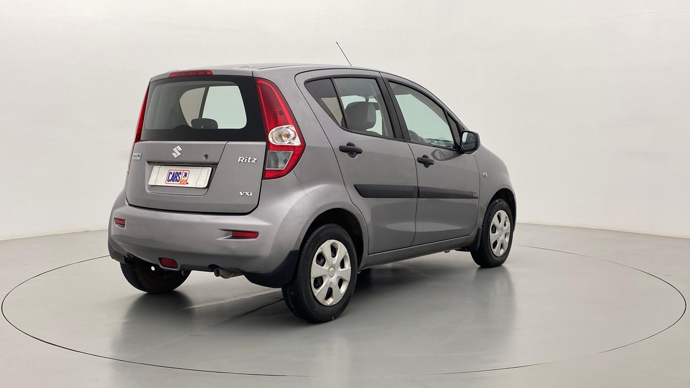 2011 Maruti Ritz VXI, Petrol, Manual, 1,00,332 km, Right Back Diagonal