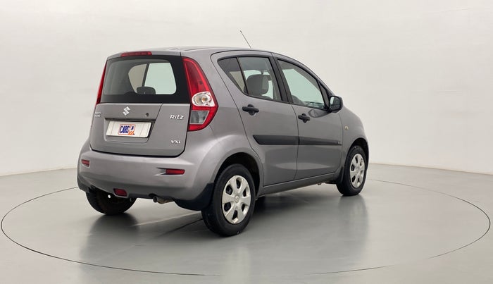 2011 Maruti Ritz VXI, Petrol, Manual, 1,00,332 km, Right Back Diagonal