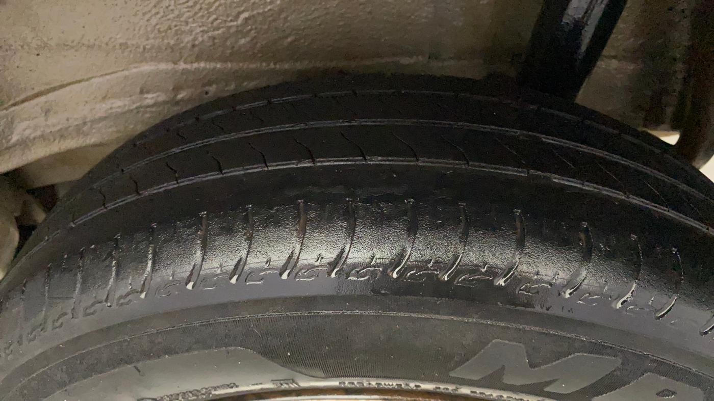 2021 Maruti S PRESSO VXI, Petrol, Manual, 57,016 km, Left Rear Tyre Tread