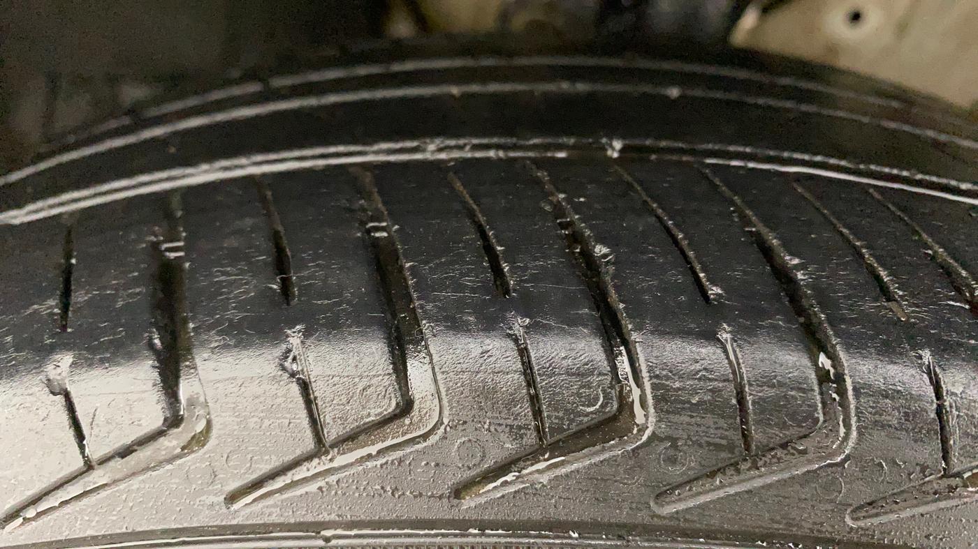 2021 Maruti New Wagon-R LXI CNG 1.0, CNG, Manual, 41,534 km, Left Front Tyre Tread