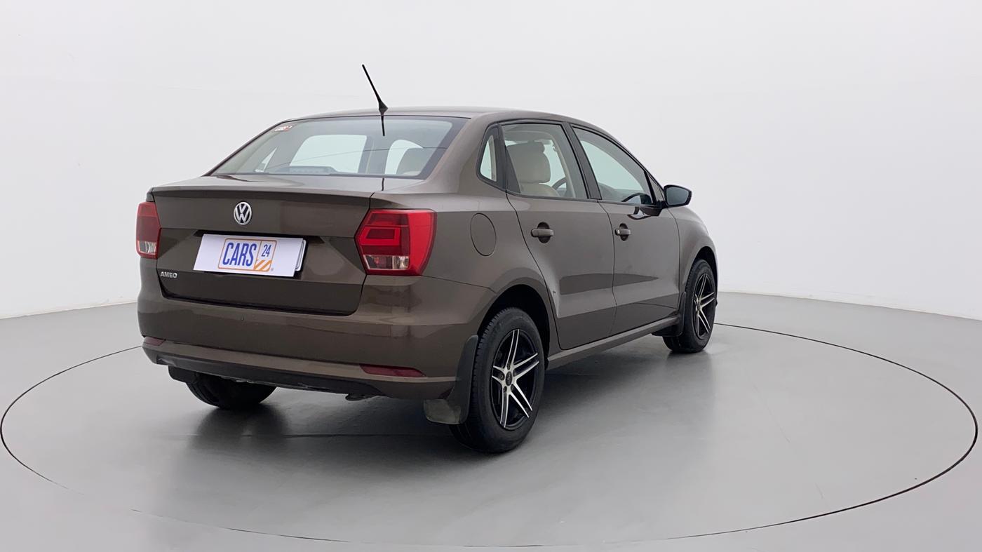 2017 Volkswagen Ameo COMFORTLINE 1.2L, Petrol, Manual, 76,307 km, Right Back Diagonal