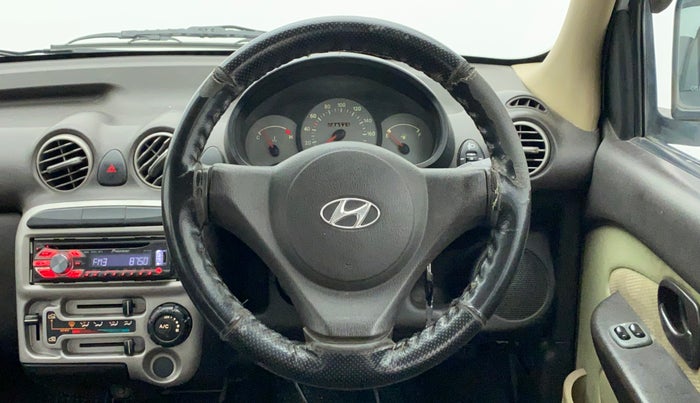 2012 Hyundai Santro Xing GL PLUS, Petrol, Manual, 68,349 km, Steering Wheel Close Up