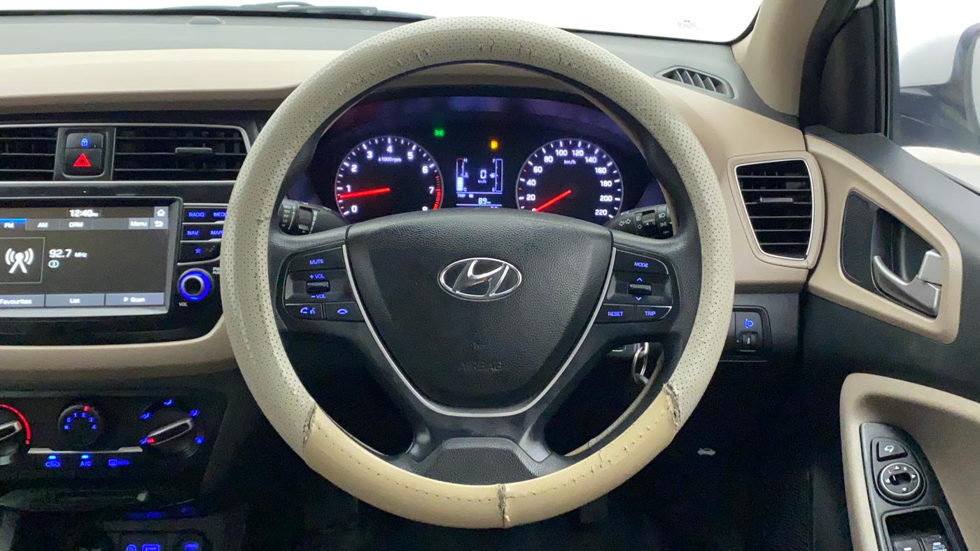 2019 Hyundai Elite i20 SPORTZ PLUS 1.2, CNG, Manual, 68,707 km, Steering Wheel Close Up