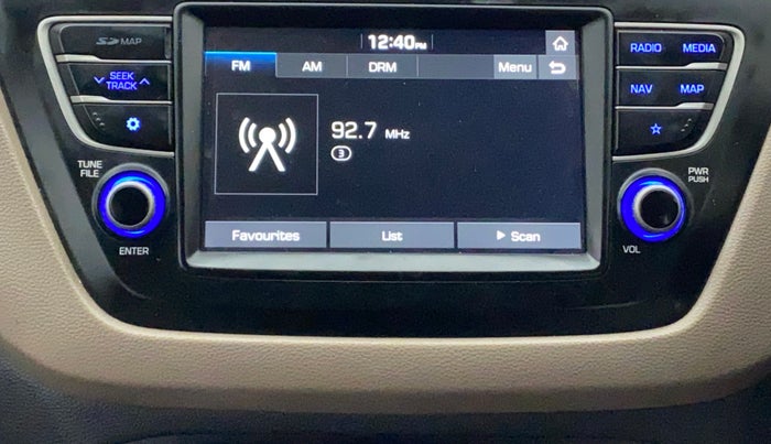 2019 Hyundai Elite i20 SPORTZ PLUS 1.2, Petrol, Manual, 68,707 km, Infotainment System