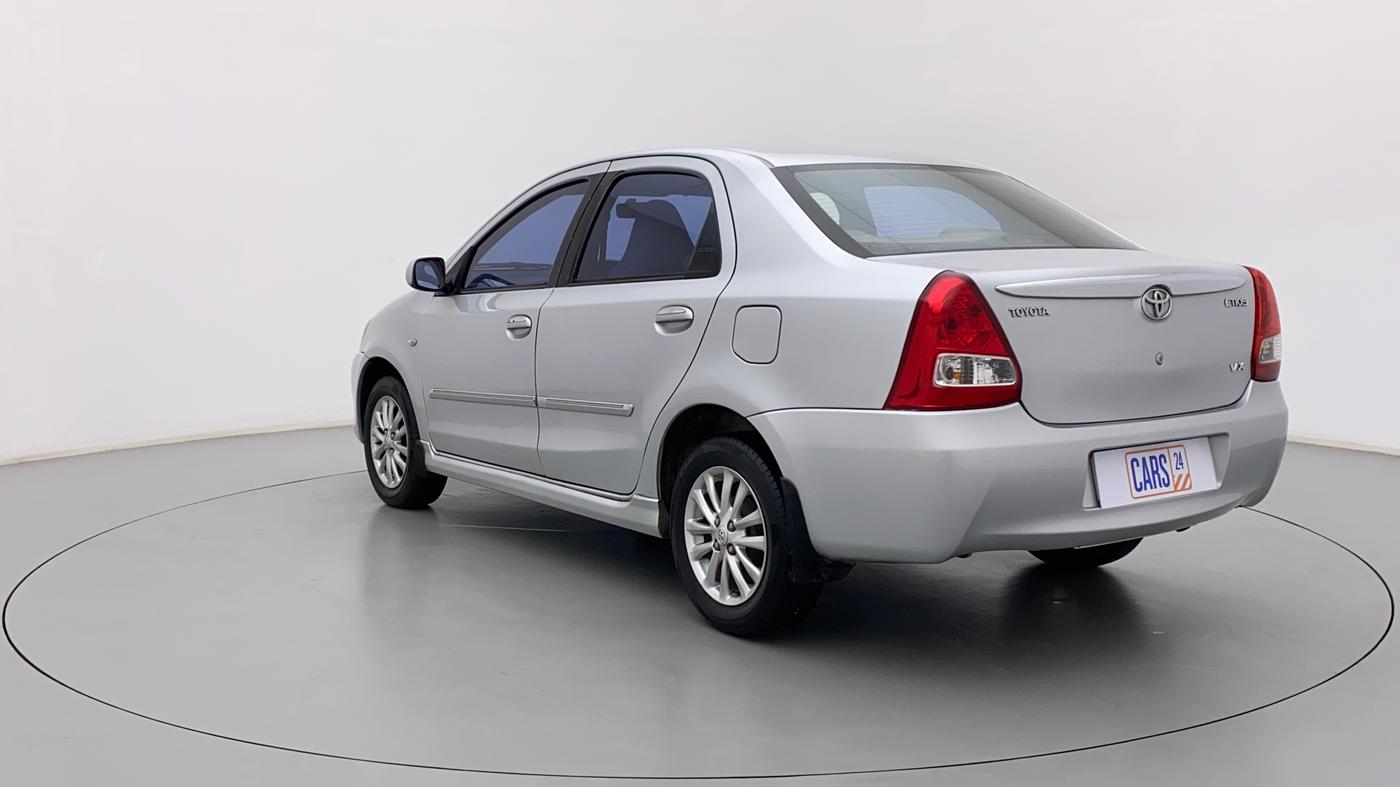 2011 Toyota Etios VX, Petrol, Manual, 57,912 km, Left Back Diagonal