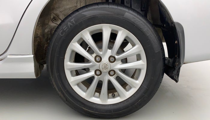 2011 Toyota Etios VX, Petrol, Manual, 57,912 km, Left Rear Wheel