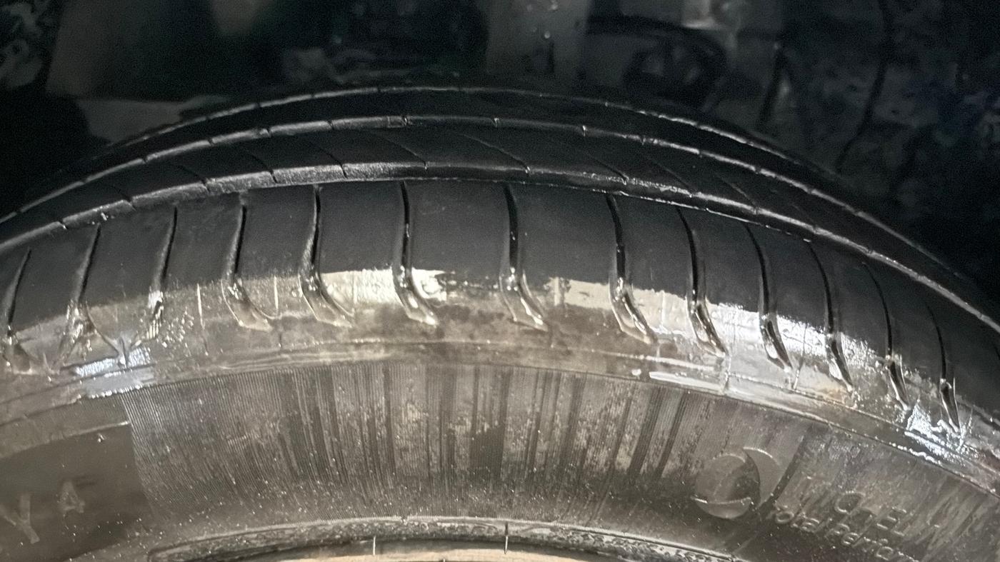 2019 Tata NEXON XMA PETROL, Petrol, Automatic, 78,750 km, Left Front Tyre Tread