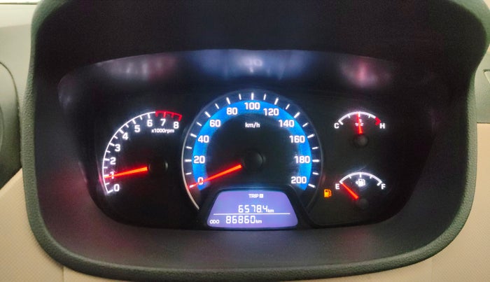 2017 Hyundai Xcent S 1.2, Petrol, Manual, 86,838 km, Odometer Image