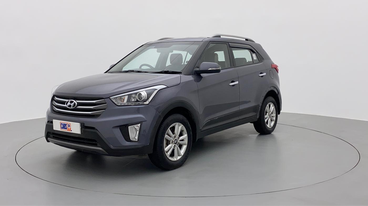 2018 Hyundai Creta 1.6 SX PLUS DIESEL, Diesel, Manual, 50,652 km, Left Front Diagonal