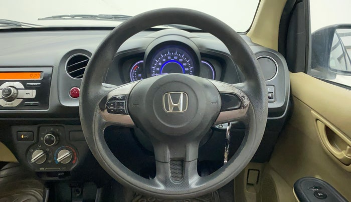 2015 Honda Amaze 1.2L I-VTEC S, Petrol, Manual, 67,746 km, Steering Wheel Close Up