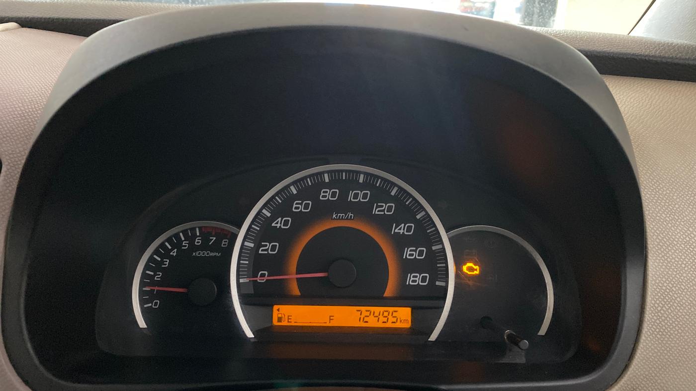 2013 Maruti Wagon R 1.0 VXI, CNG, Manual, 72,494 km, Odometer Image