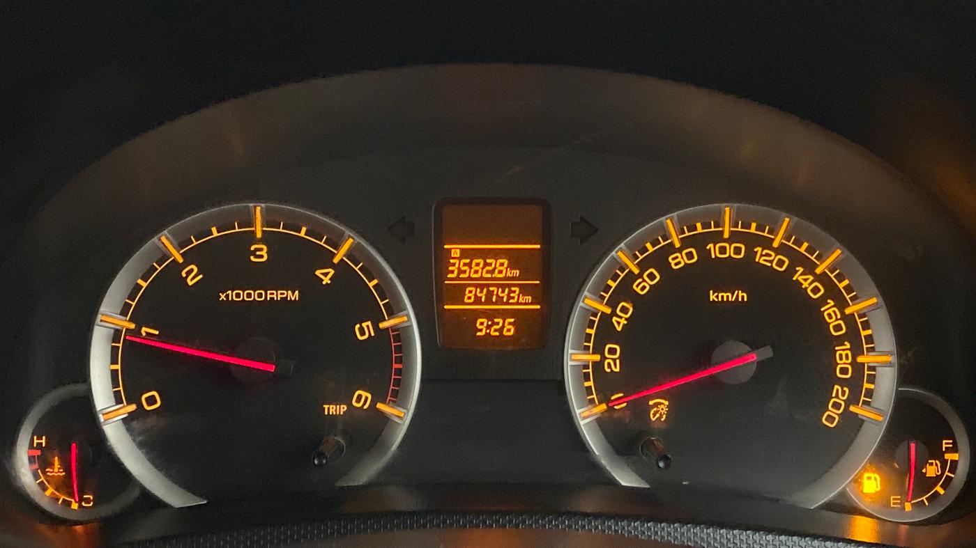 2014 Maruti Swift VDI, Diesel, Manual, 84,742 km, Odometer Image