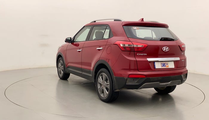 2018 Hyundai Creta SX PLUS AT 1.6 PETROL, Petrol, Automatic, 1,41,980 km, Left Back Diagonal