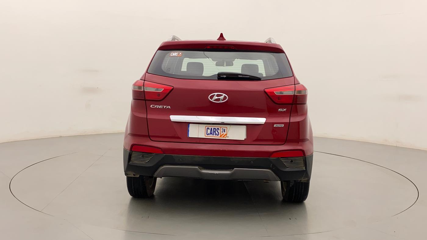 2018 Hyundai Creta SX PLUS AT 1.6 PETROL, Petrol, Automatic, 1,41,980 km, Back/Rear