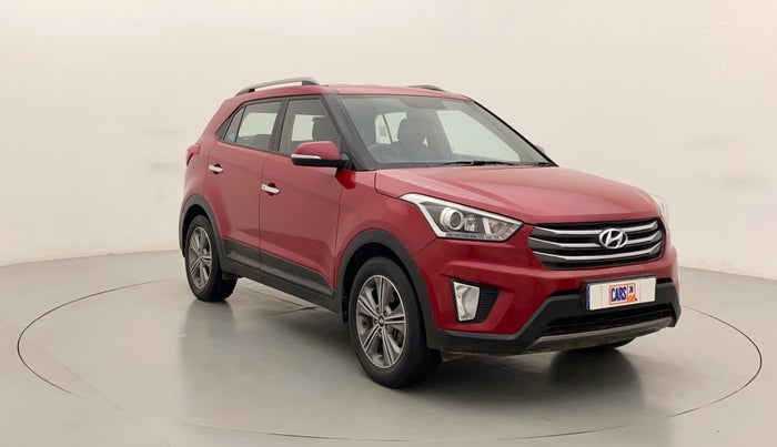 2018 Hyundai Creta SX PLUS AT 1.6 PETROL, Petrol, Automatic, 1,41,980 km, Right Front Diagonal