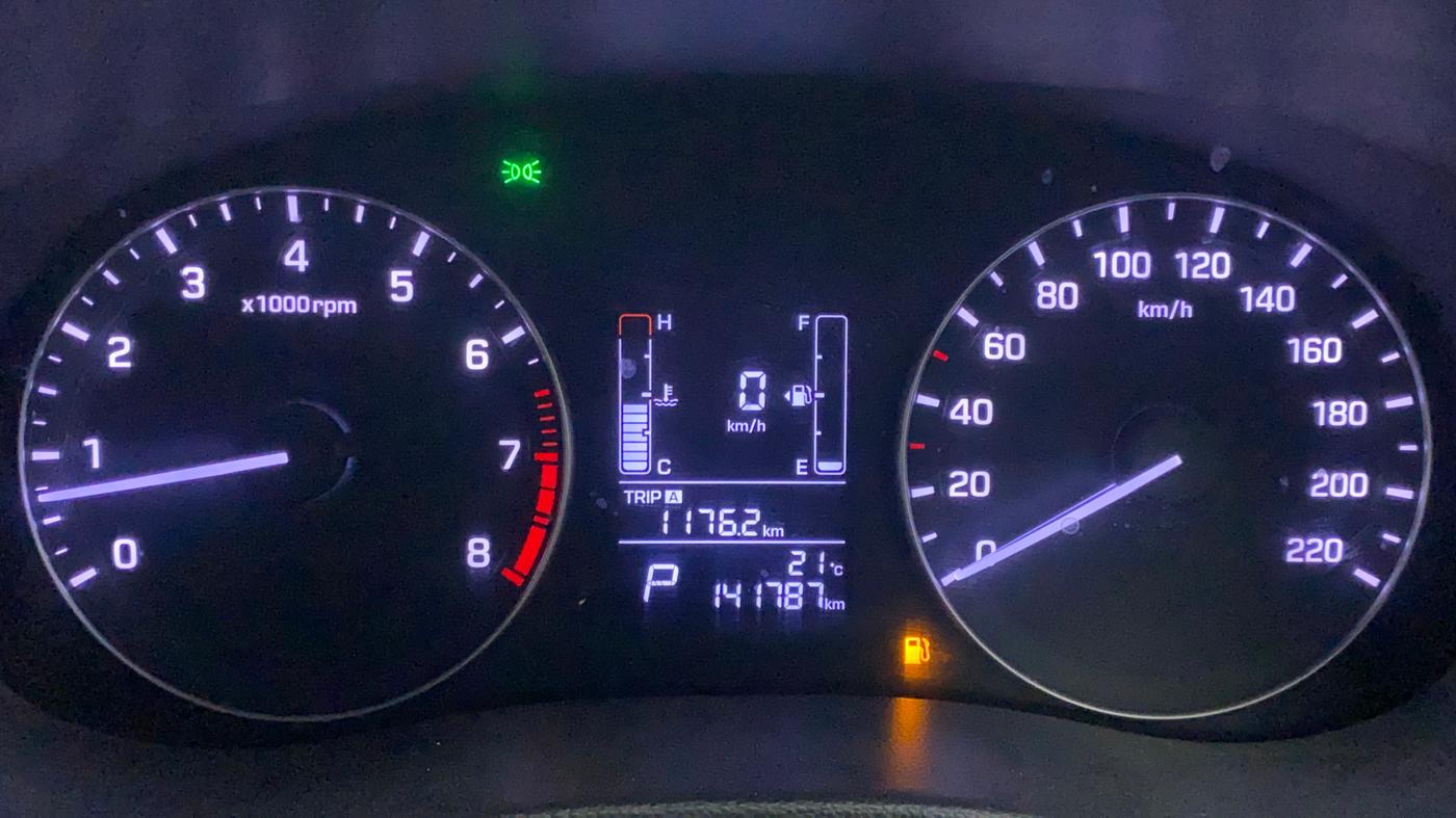 2018 Hyundai Creta SX PLUS AT 1.6 PETROL, Petrol, Automatic, 1,41,980 km, Odometer Image