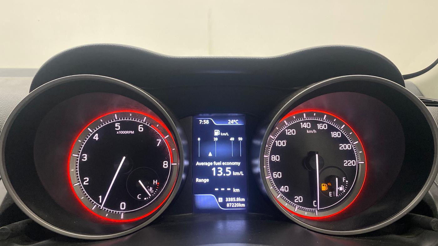 2022 Maruti Swift ZXI PLUS, Petrol, Manual, 87,219 km, Odometer Image