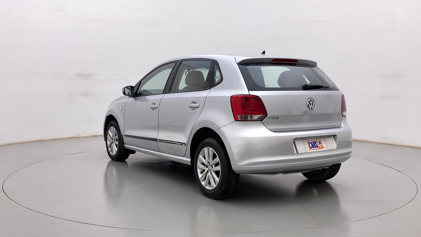 2014 Volkswagen Polo HIGHLINE DIESEL, Diesel, Manual, 1,00,888 km, Left Back Diagonal