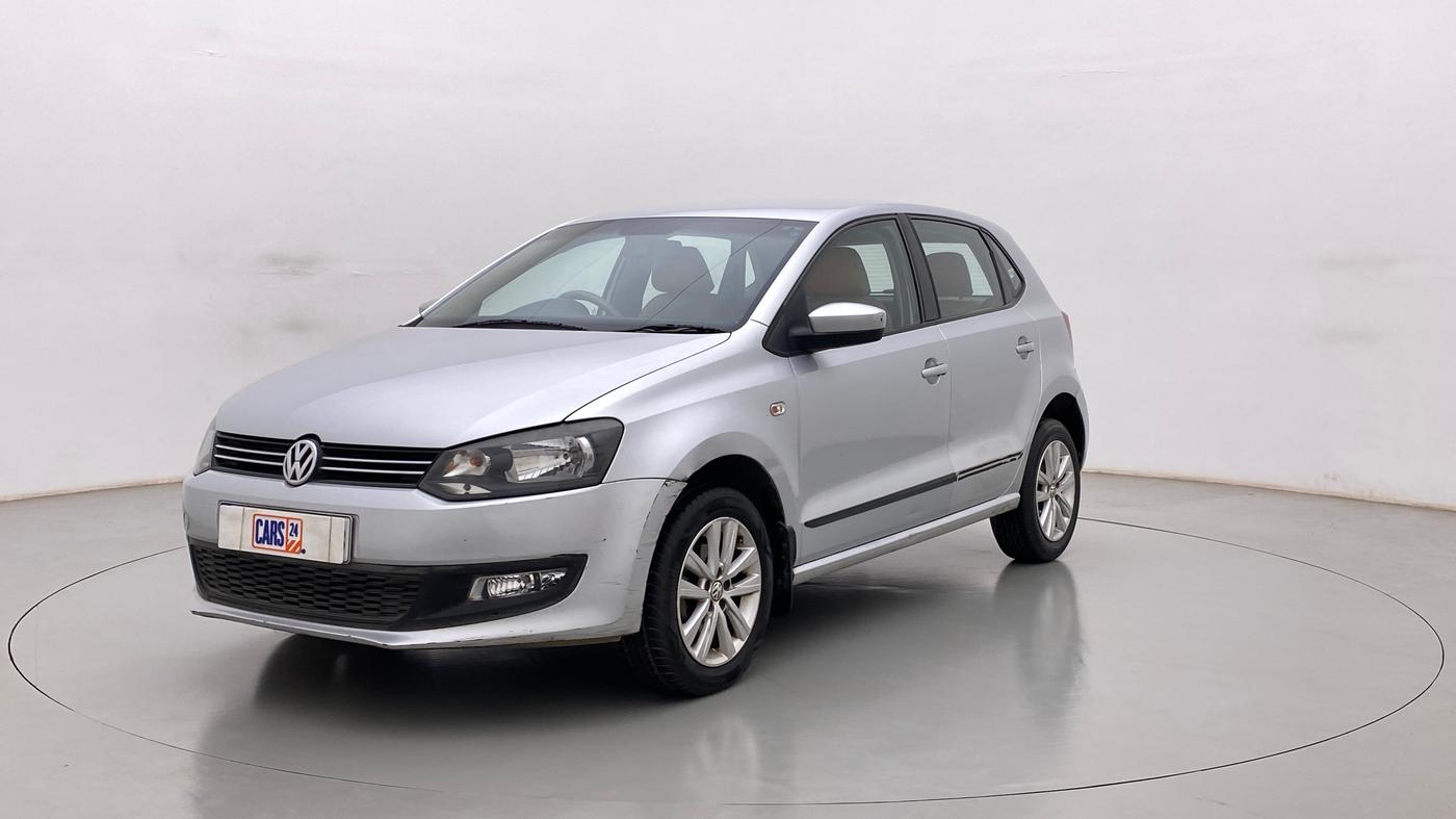 2014 Volkswagen Polo HIGHLINE DIESEL, Diesel, Manual, 1,00,888 km, Left Front Diagonal