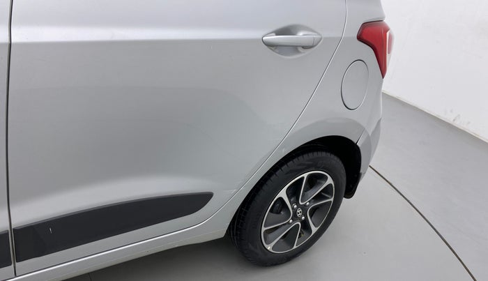 2017 Hyundai Grand i10 SPORTZ (O) AT 1.2 KAPPA VTVT, Petrol, Automatic, 44,433 km, Rear left door - Slightly dented