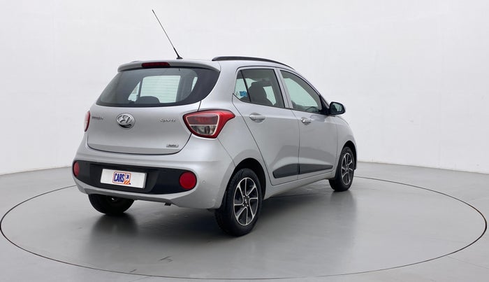 2017 Hyundai Grand i10 SPORTZ (O) AT 1.2 KAPPA VTVT, Petrol, Automatic, 44,433 km, Right Back Diagonal