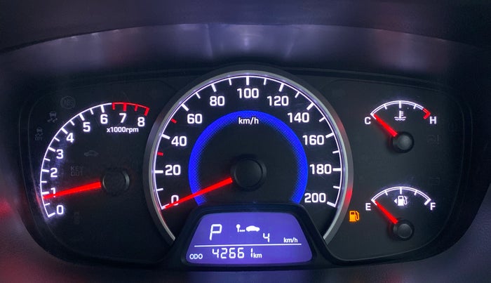 2017 Hyundai Grand i10 SPORTZ (O) AT 1.2 KAPPA VTVT, Petrol, Automatic, 44,433 km, Odometer Image
