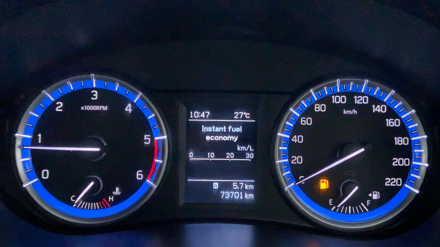 2015 Maruti S Cross ALPHA 1.3, Diesel, Manual, 73,752 km, Odometer Image