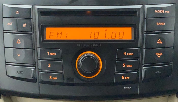2012 Maruti Swift Dzire VXI, Petrol, Manual, 85,103 km, Infotainment System