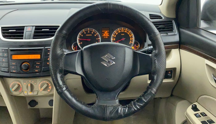 2012 Maruti Swift Dzire VXI, Petrol, Manual, 85,103 km, Steering Wheel Close Up