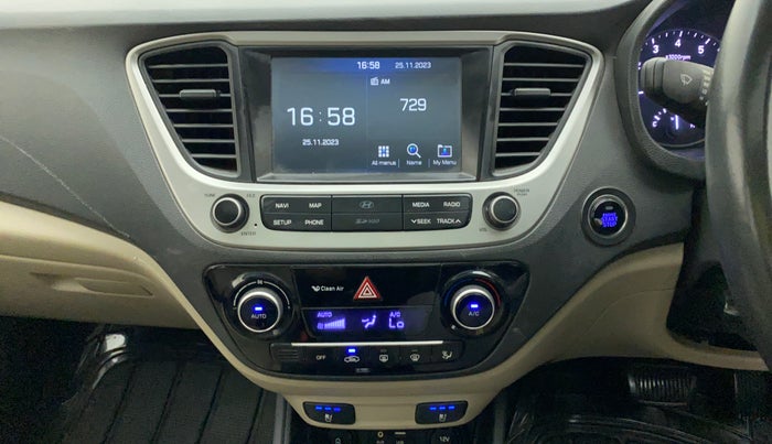 2017 Hyundai Verna 1.6 VTVT SX (O) AT, Petrol, Automatic, 71,002 km, Air Conditioner