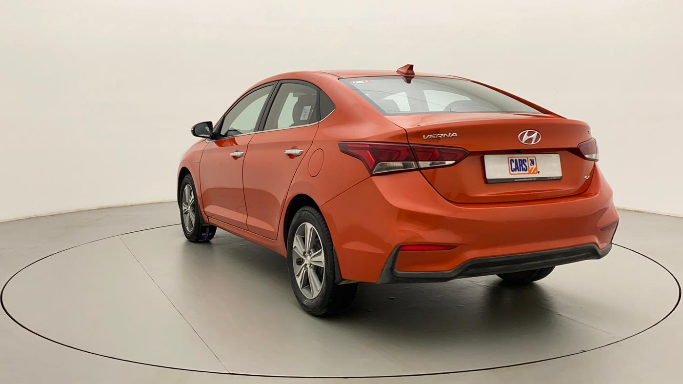 2017 Hyundai Verna 1.6 VTVT SX (O) AT, Petrol, Automatic, 71,002 km, Left Back Diagonal