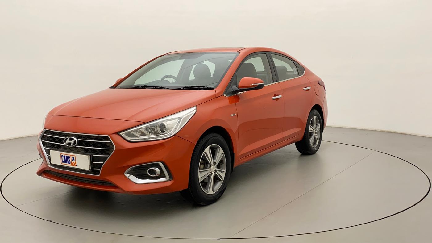 2017 Hyundai Verna 1.6 VTVT SX (O) AT, Petrol, Automatic, 71,002 km, Left Front Diagonal