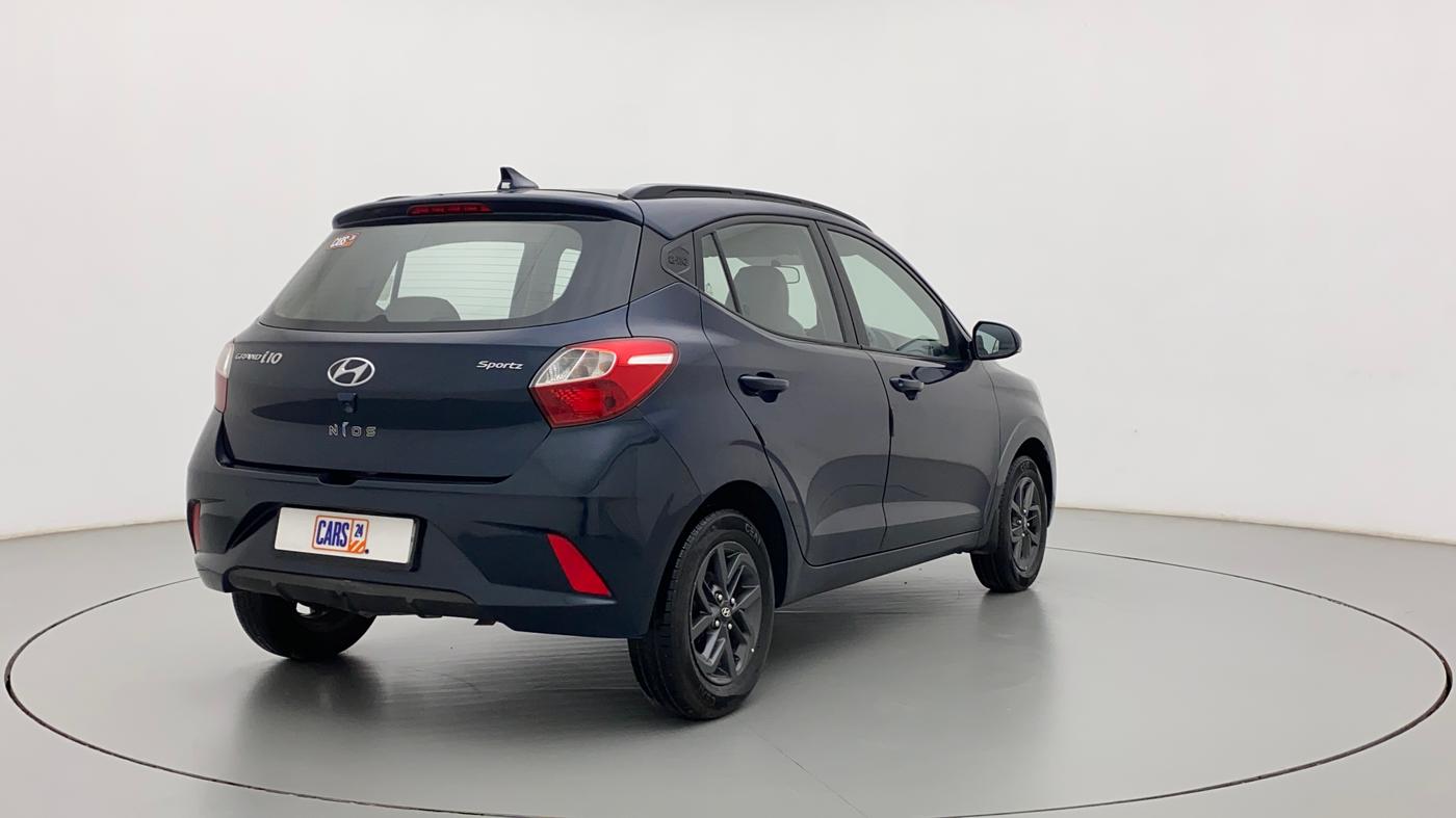 2019 Hyundai GRAND I10 NIOS SPORTZ 1.2 KAPPA VTVT, Petrol, Manual, 70,758 km, Right Back Diagonal