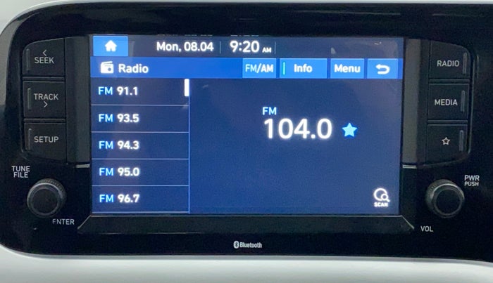 2019 Hyundai GRAND I10 NIOS SPORTZ 1.2 KAPPA VTVT, Petrol, Manual, 70,758 km, Infotainment System
