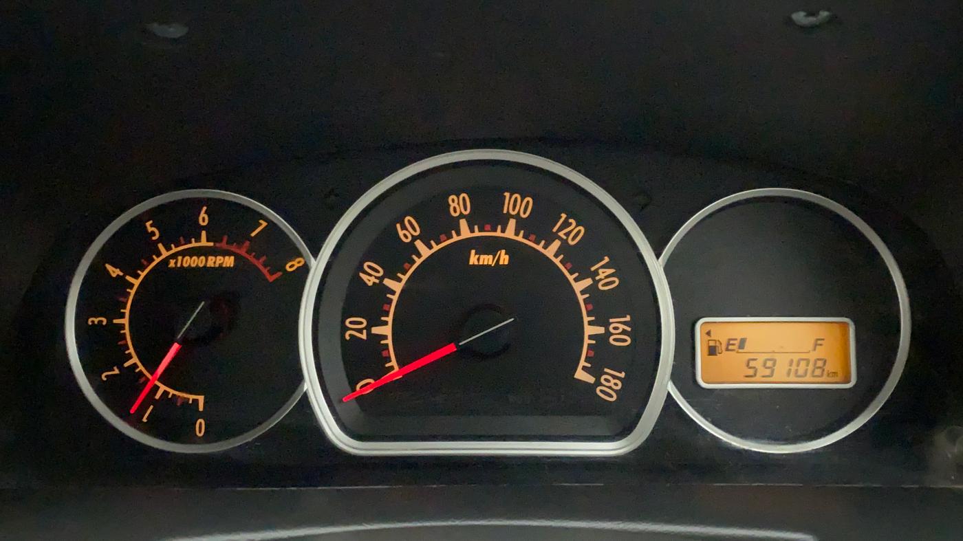 2010 Maruti Alto K10 VXI, Petrol, Manual, 59,489 km, Odometer Image