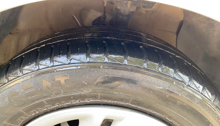 2021 Hyundai AURA S 1.2 CNG, CNG, Manual, 51,507 km, Right Front Tyre Tread