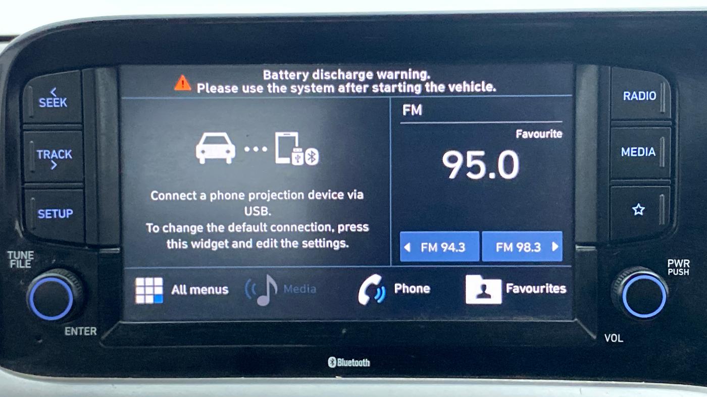 2021 Hyundai GRAND I10 NIOS Asta Petrol, Petrol, Manual, 38,281 km, Infotainment System