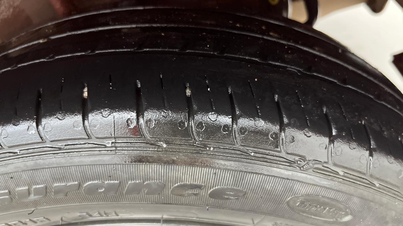 2021 Tata Tiago XZA PLUS PETROL, Petrol, Automatic, 36,532 km, Left Rear Tyre Tread
