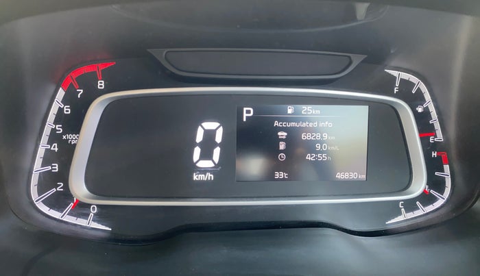 2023 KIA SONET HTX 1.0 DCT, Petrol, Automatic, 46,808 km, Odometer Image