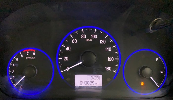 2016 Honda Amaze 1.2L I-VTEC S, Petrol, Manual, 43,625 km, Odometer Image