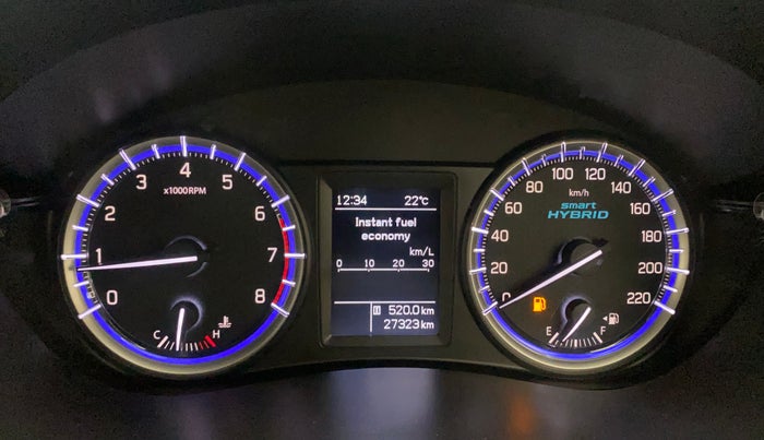 2021 Maruti S Cross ZETA 1.5, Petrol, Manual, 27,323 km, Odometer Image