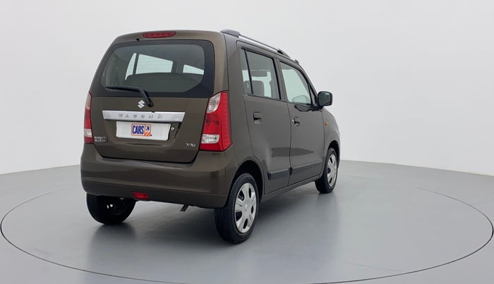 2014 Maruti Wagon R 1.0 VXI, Petrol, Manual, 41,779 km, Right Back Diagonal (45- Degree) View