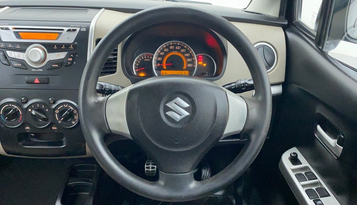 2014 Maruti Wagon R 1.0 VXI, Petrol, Manual, 41,779 km, Steering Wheel Close-up