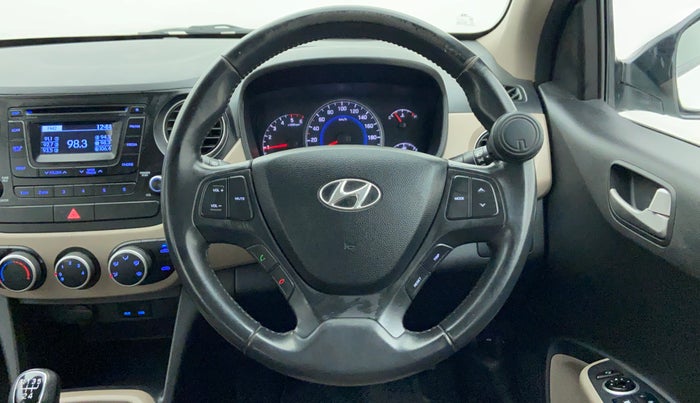 2014 Hyundai Grand i10 ASTA 1.1 CRDI, Diesel, Manual, 55,167 km, Steering Wheel Close Up