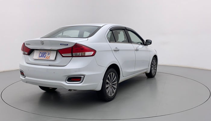 2021 Maruti Ciaz ALPHA  AT 1.5 SHVS PETROL, Petrol, Automatic, 19,581 km, Right Back Diagonal