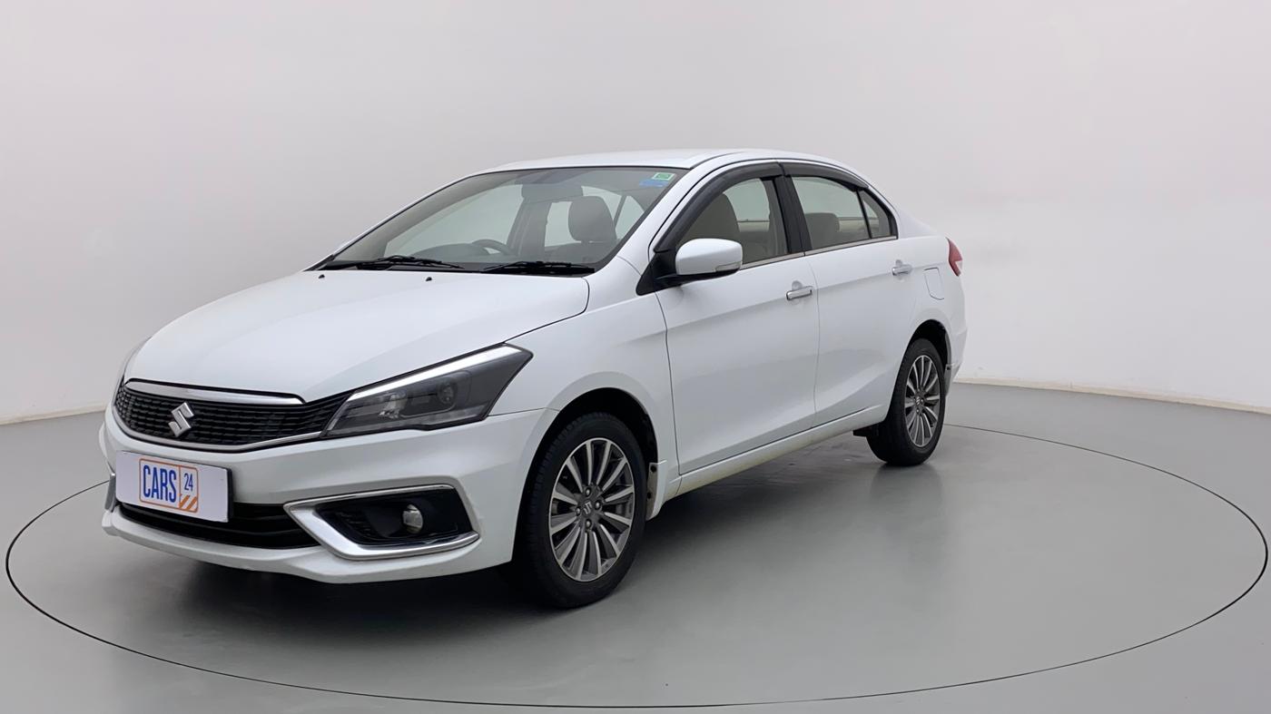 2021 Maruti Ciaz ALPHA  AT 1.5 SHVS PETROL, Petrol, Automatic, 19,581 km, Left Front Diagonal