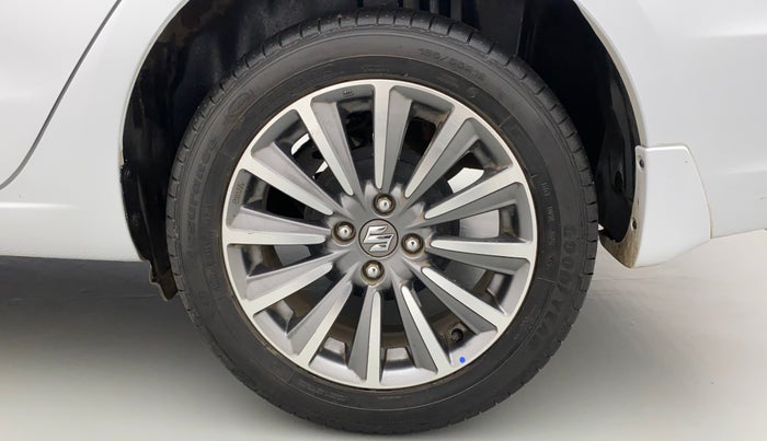 2021 Maruti Ciaz ALPHA  AT 1.5 SHVS PETROL, Petrol, Automatic, 19,581 km, Left Rear Wheel