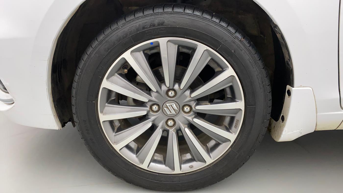 2021 Maruti Ciaz ALPHA  AT 1.5 SHVS PETROL, Petrol, Automatic, 19,581 km, Left Front Wheel